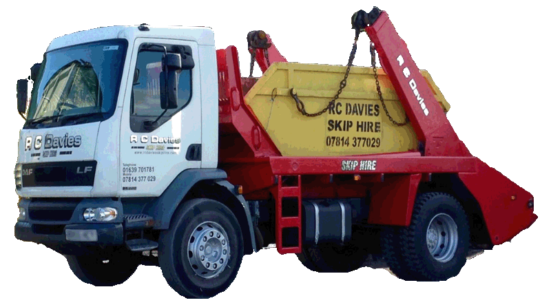 Need A Skip - Tel R C Davies Skip Hire on 07814 377 029 - Hire Skips in Aberdare, Neath, Port Talbot, Myrthyr Tydfil, Swansea and surrounding areas - prices from £75